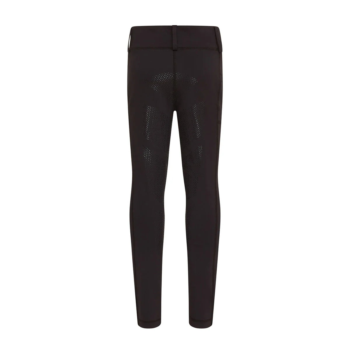 CAMEO All Season Riding Tights in Chocolate Brown showcasing the innovative full-seat matte silicone chevron grip pattern for ultimate in-saddle security. These technical equestrian leggings feature a high-rise waistband with reinforced belt loops and anti-chafing flat-lock seams for riders.