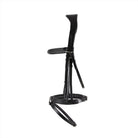 CAMEO ComfortPro Flash Bridle in Black with a curved padded browband and rubber grip reins to relieve poll pressure in ridden work.