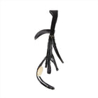 CAMEO ComfortPro Grackle Bridle in Black featuring a natural sheepskin pad and anatomical poll relief for showjumping.