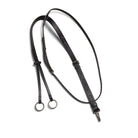 CAMEO ComfortPro Running Martingale in Black featuring stainless steel rings and a quick-release girth snap for jumping control.