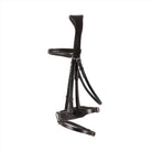 CAMEO ComfortPro Show Bridle in Dark Brown featuring an anatomical comfort crown and padded flash noseband for the show ring.