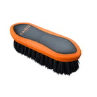CAMEO Dandy Brush in Orange featuring a contoured grip handle and hardwearing bristles for heavy-duty equine grooming.
