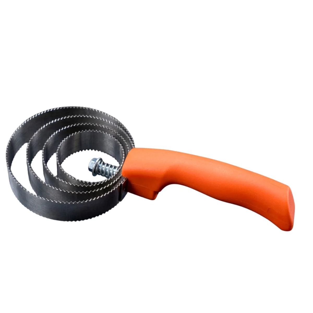 CAMEO Spring Metal Curry Comb in Orange with concentric flexible steel coils and an ergonomic handle for seasonal moulting.